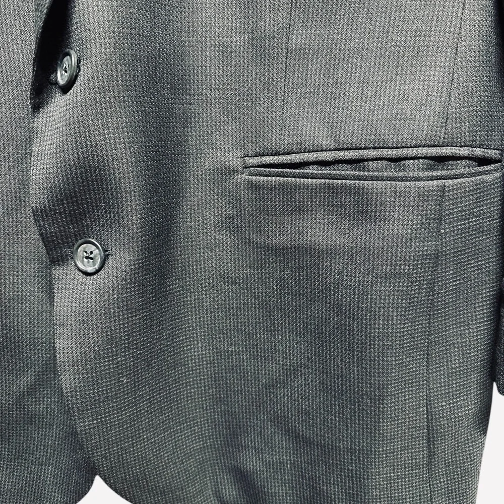 Vintage Christian Dior Monsieur Wool Tailored Blazer Gray Men's Sport Coat